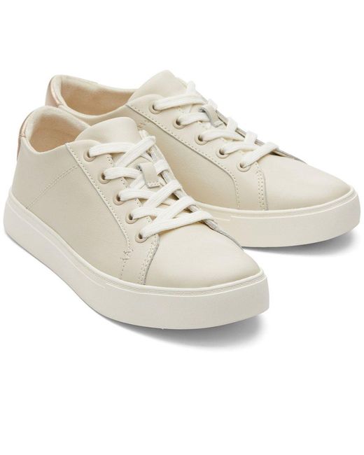 TOMS White Kameron Trainers Size: 4