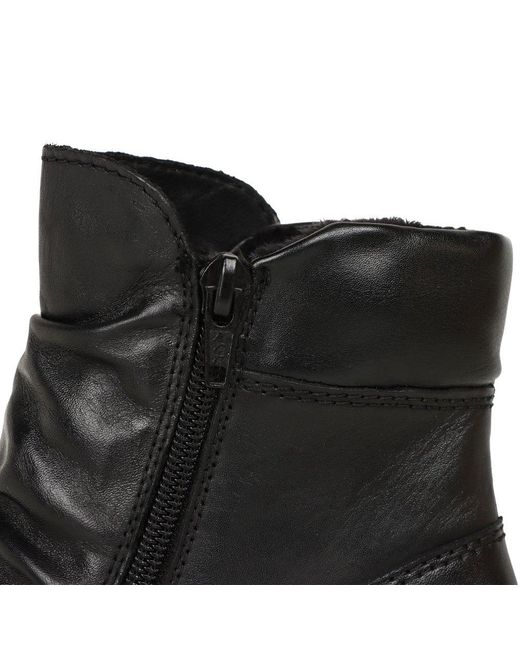 Rieker Black Pickering Ankle Boots