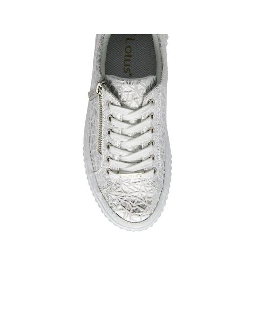 Lotus White Alexa Trainers