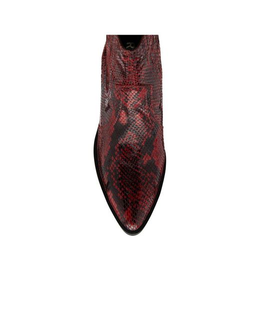 Ravel Red Langton Ankle Boots