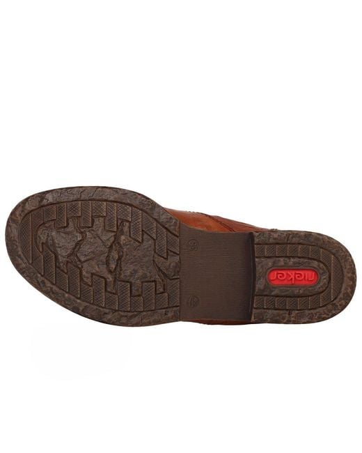 Rieker Brown Danby Ankle Boots