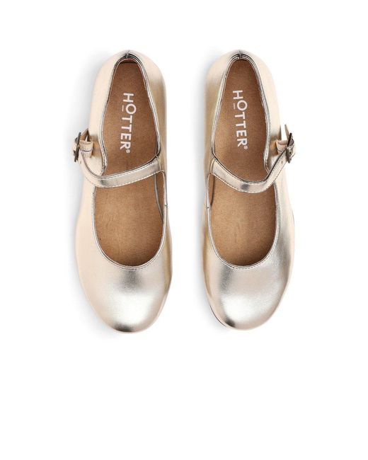 Hotter Brown Mary Jane Shoes