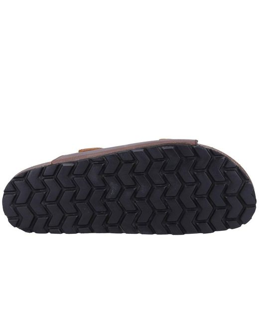 Hush Puppies Brown Nash Slider Sandals for men