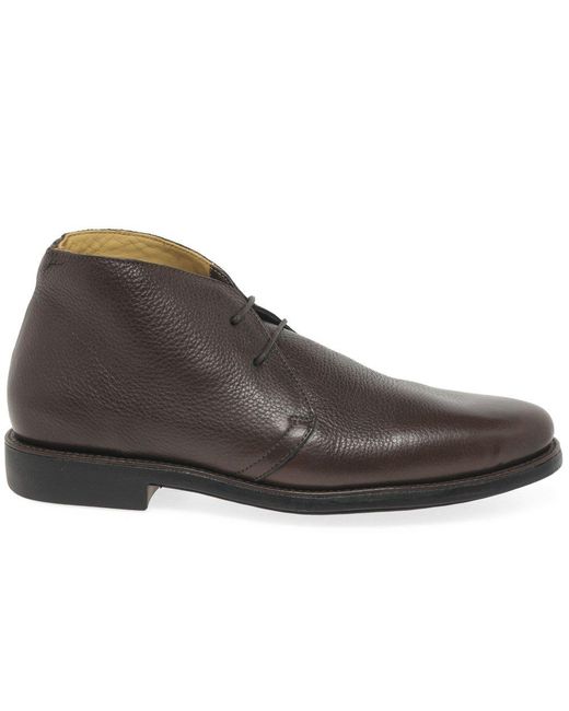 Anatomic & Co Brown Anatomic &Amp; Co Londrina Formal Leather Chukka Boots for men