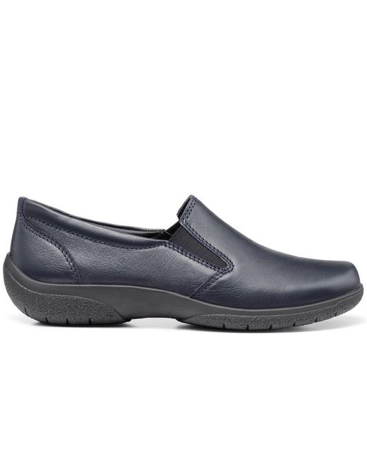 Hotter Blue Glove Ii Extra Wide Fit Slip On Shoes