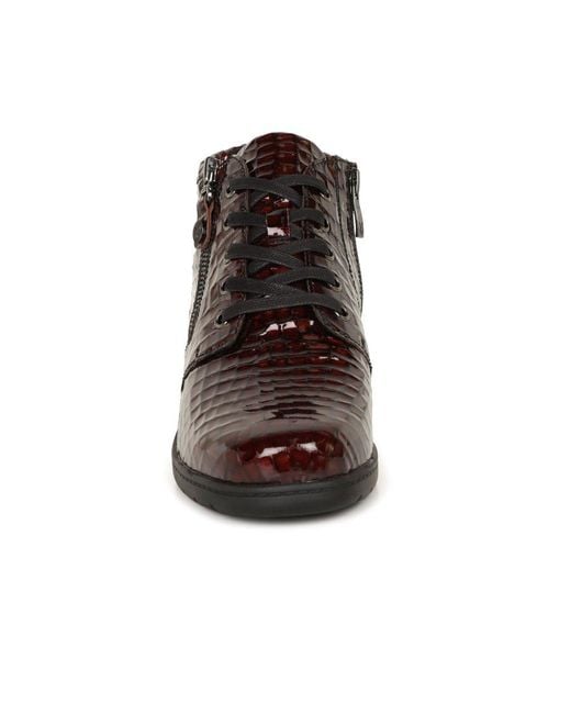 Caprice Brown Amanda Ankle Boots