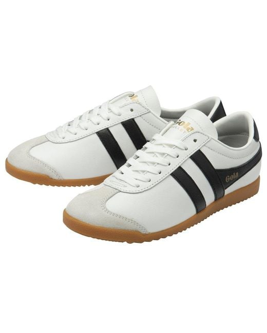 Gola White Bullet Leather Trainers