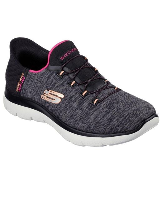 Skechers Blue Summits Dazzling Haze 149937-Bkmt/Multi Slip On Shoes