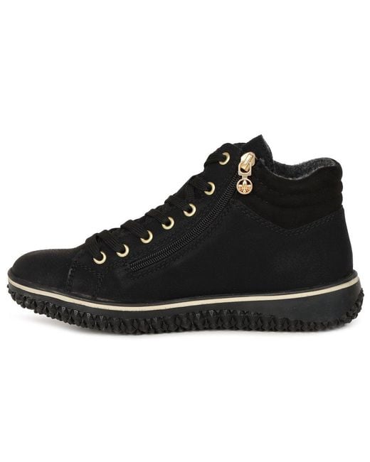 Rieker Black Pennysylvania Ankle Boots