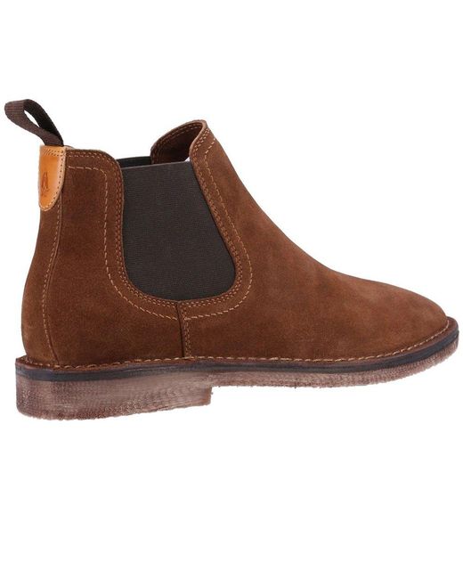 Hush Puppies Brown Shaun Chelsea Boots for men