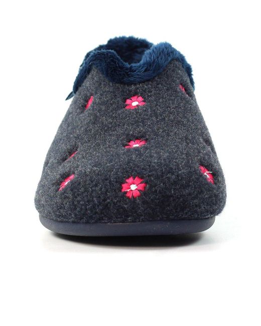 Lunar Blue Havana Slippers