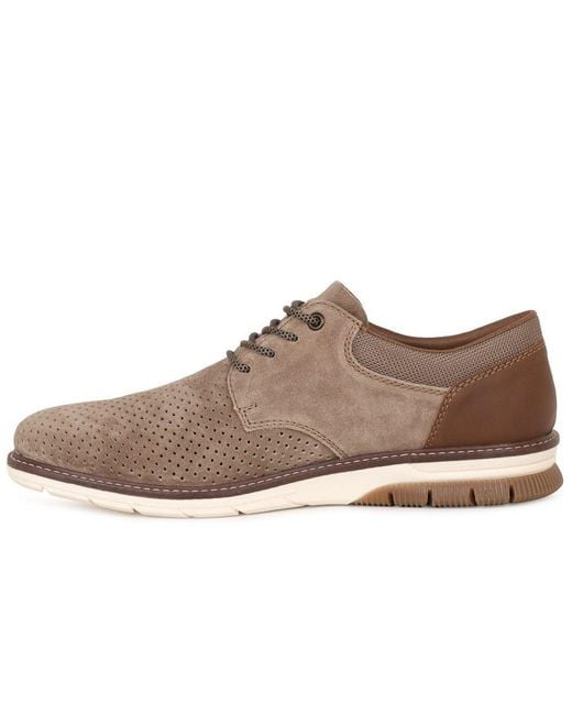 Rieker Brown Baxter Casual Lace Up Shoes for men