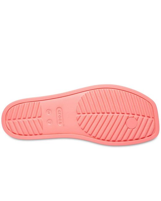 CROCSTM Pink Miami Flip Sandals