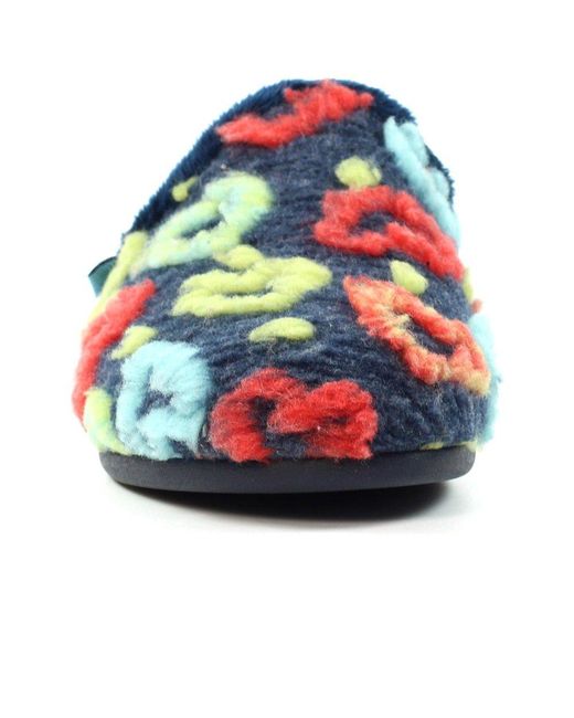 Lunar (GRS) Blue Valentine Mule Slippers