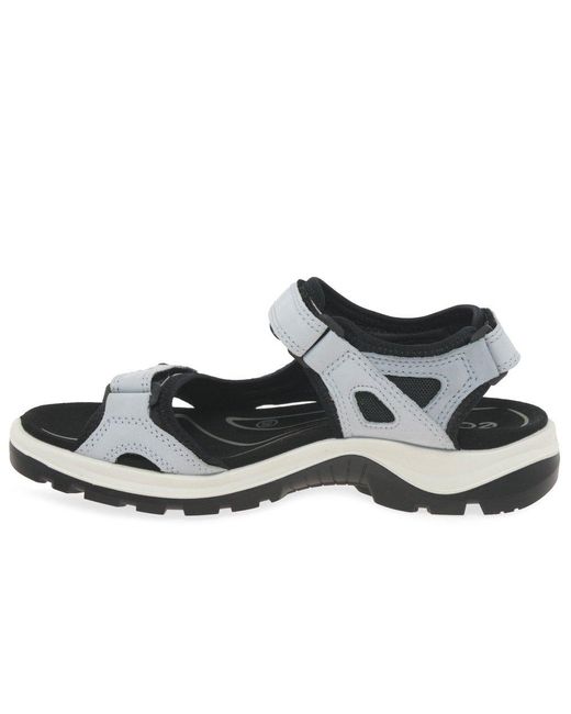 Ecco Multicolor Kids Yucatan 3-strap Sandal Size 7. 5 Leather Violet Ice Metallic