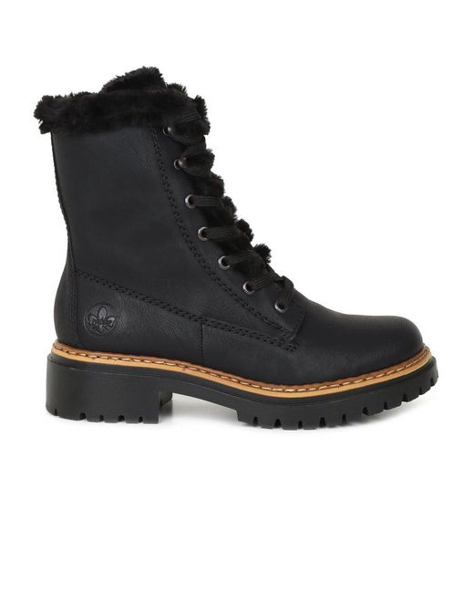 Rieker Black Arkansas Ankle Boots