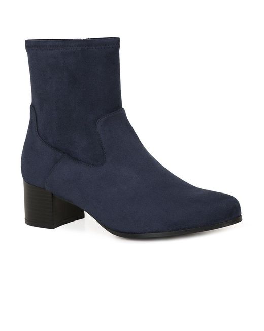 Caprice Blue Catrina Ankle Boots
