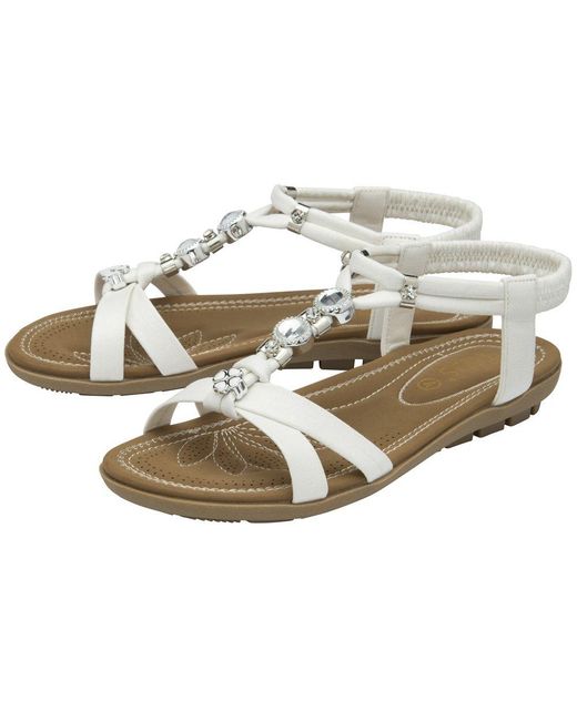 Lotus Metallic Bettina Sandals