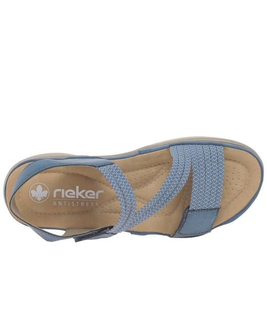 Rieker Blue Locket Sandals
