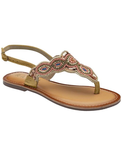 Ravel Metallic Batlow Toe Post Sandals