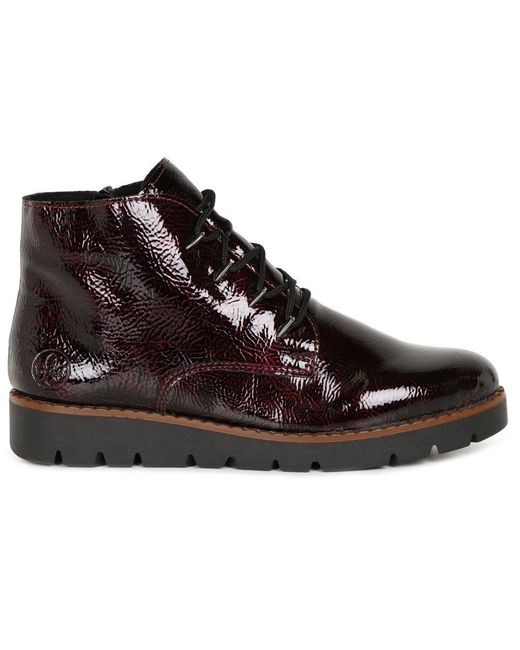 Rieker Black Nevada Ankle Boots