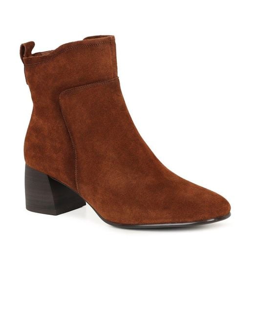 Tamaris Brown Hawthorn Ankle Boots