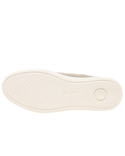 Gabor White Keystone Trainers