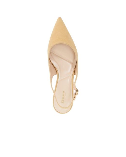 Dune White Celinna Court Shoes