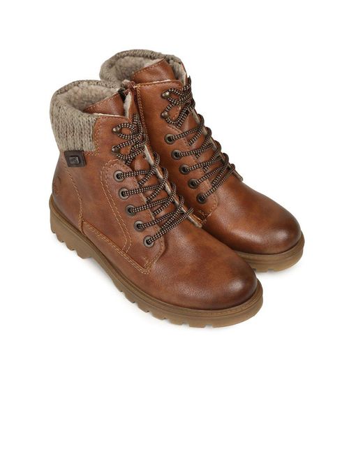 Rieker Brown Ampleforth Ankle Boots