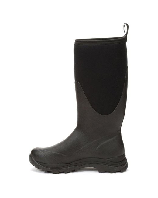 Muck Boot Black Outpost Tall Wellingtons for men
