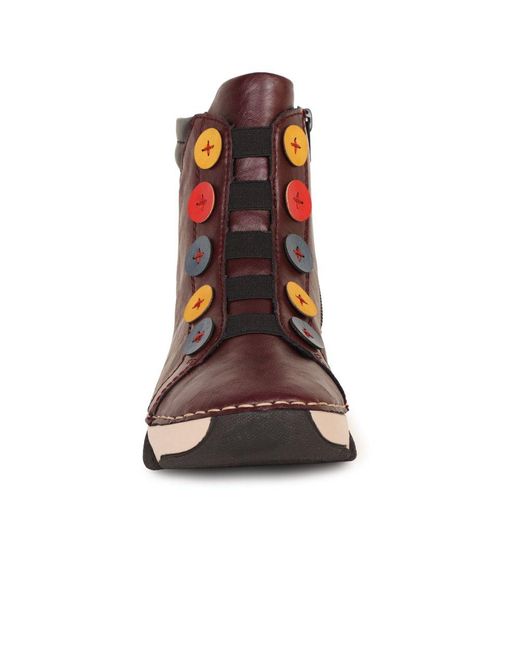 Rieker Brown Settle Ankle Boots