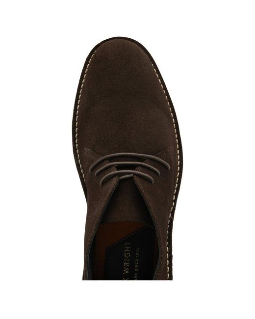 Frank Wright Black Edwin Desert Boots for men
