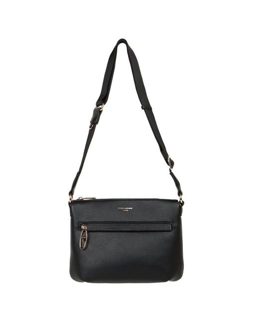 David Jones Black Normandy Messenger Bag