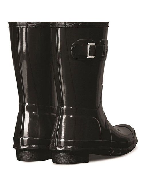 Hunter Black Original Short Wellingtons