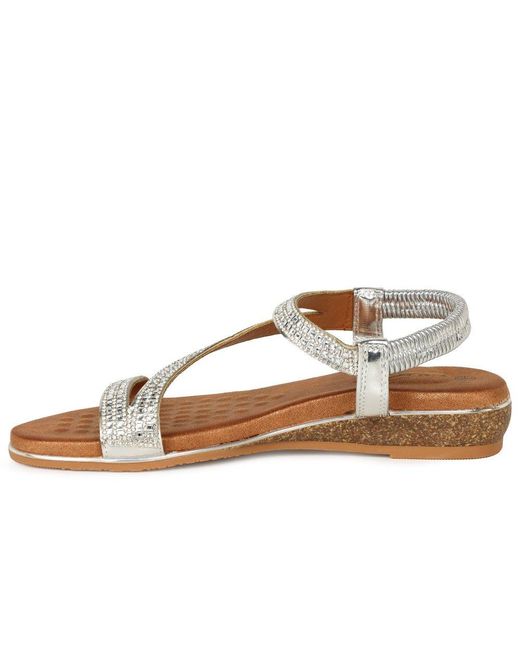 Lunar (GRS) Metallic Jazmine Sandals