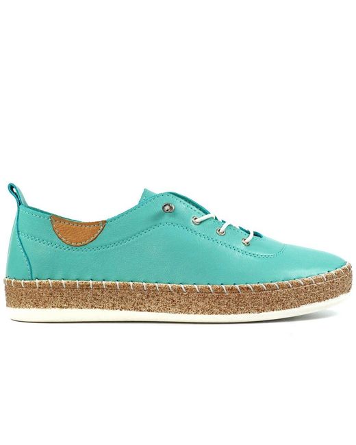 Lunar (GRS) Blue Evie Plimsoll Trainers