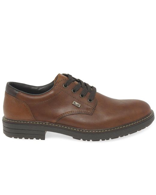 Rieker Brown Appleby Shoes for men