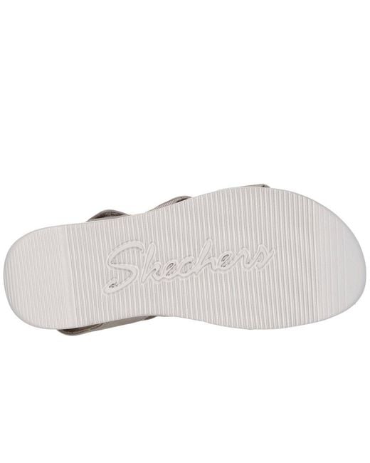 Skechers Brown Lifted Comfort Sandals