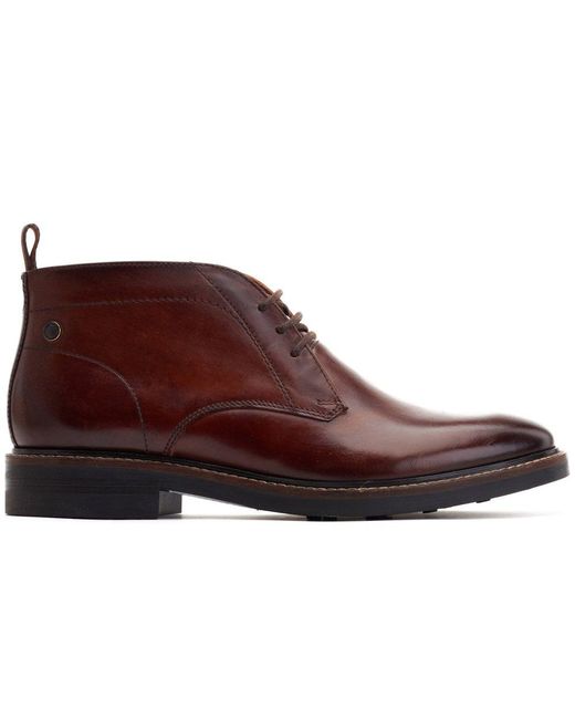 Base London Brown Knebworth Chukka Boots Size: 7 / 41 for men