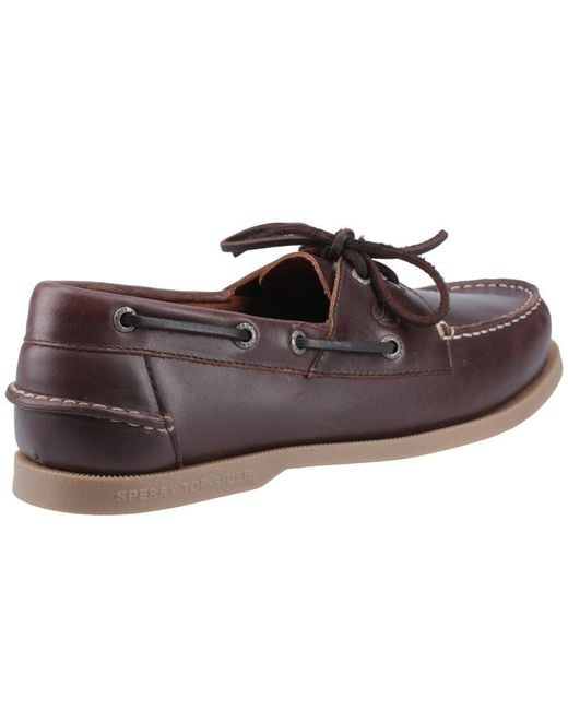 Sperry Top-Sider Brown Tacoma Boat Shoes for men