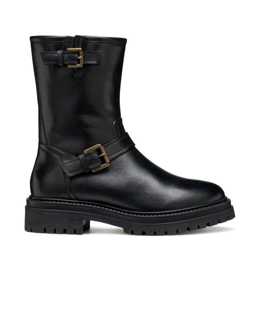 Geox Black D Iridea D Ankle Boots