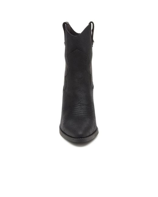 Rocket Dog Black Feather Ankle Boots