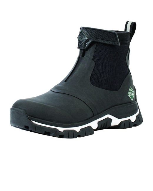 Muck Boot Black Apex Mid Zip Boots