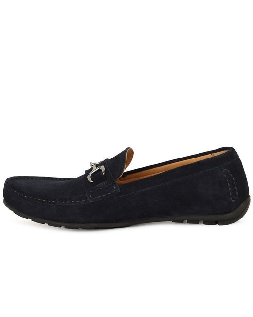 Loake Blue Hawthorn Loafers for men