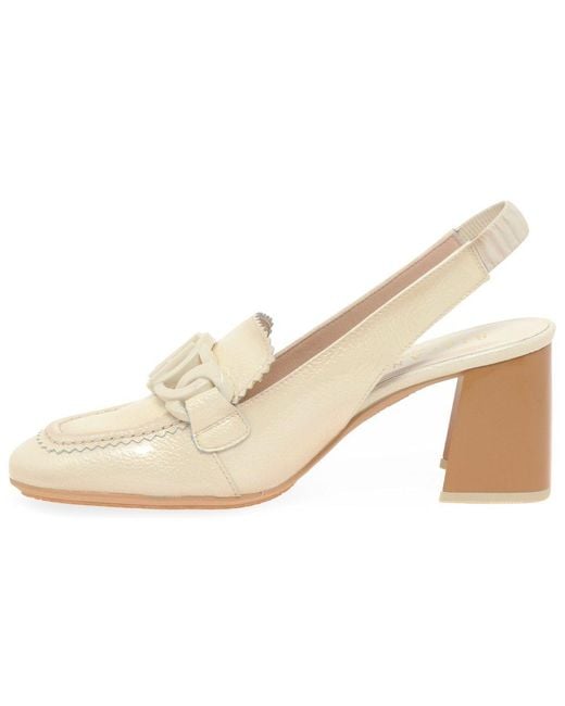 Hispanitas White Malta Link Open Court Shoes