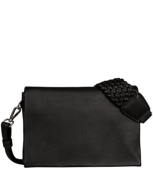 Gabor Black Veri Flap Shoulder Bag