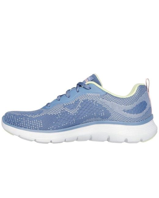 Skechers Blue Flex Appeal.0 Cruising Thru Trainers