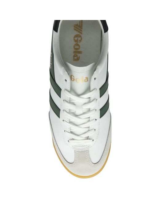 Gola White Torpedo Leather Trainers for men
