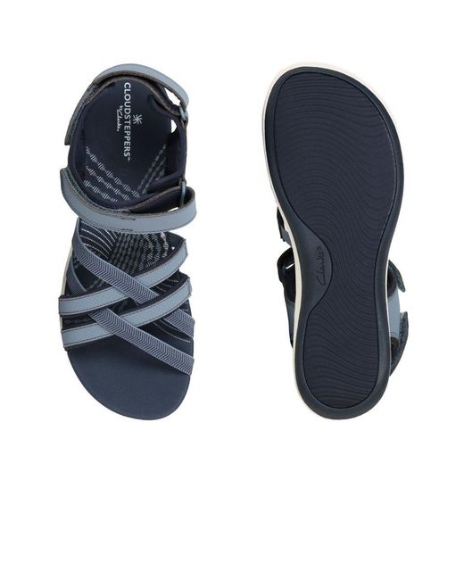 Clarks Blue Mira Shore Sandals Tex