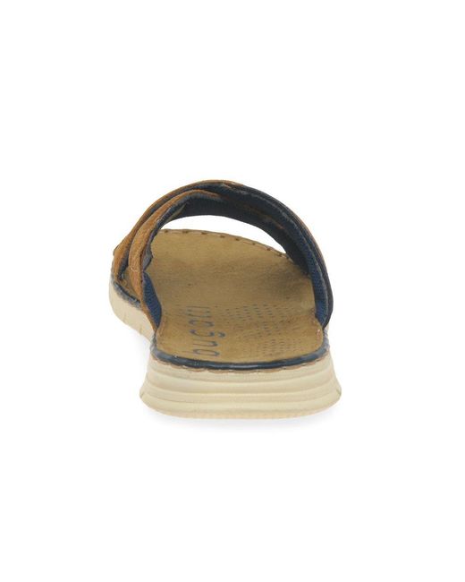 Bugatti Brown Dario Sandals for men